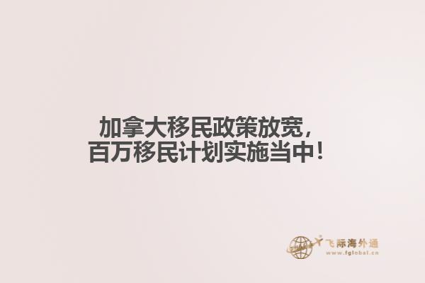 加拿大移民政策放寬，百萬(wàn)移民計(jì)劃實(shí)施當(dāng)中！