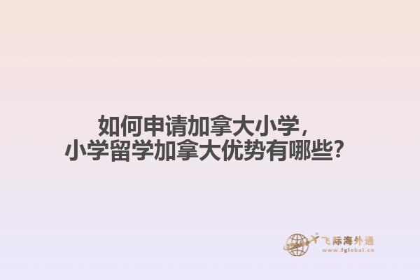 如何申請(qǐng)加拿大小學(xué)，小學(xué)留學(xué)加拿大優(yōu)勢(shì)有哪些？
