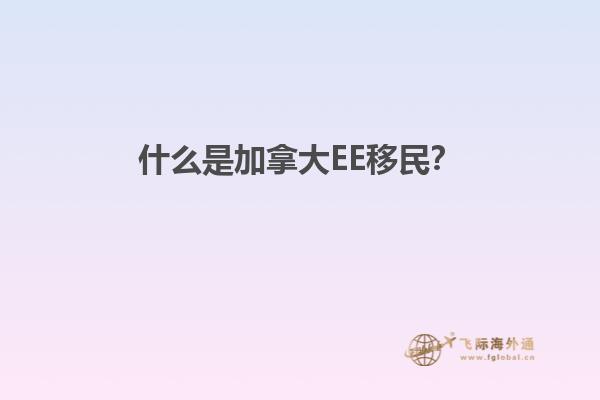 什么是加拿大EE移民？