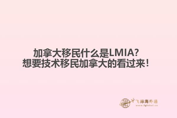 加拿大移民什么是LMIA？想要技術(shù)移民加拿大的看過來！