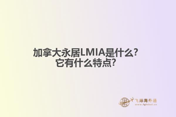加拿大永居LMIA是什么？它有什么特點？