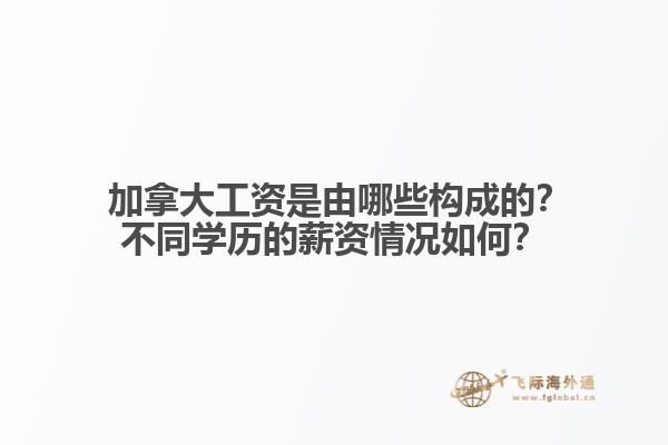 ?加拿大工資是由哪些構(gòu)成的？不同學(xué)歷的薪資情況如何？