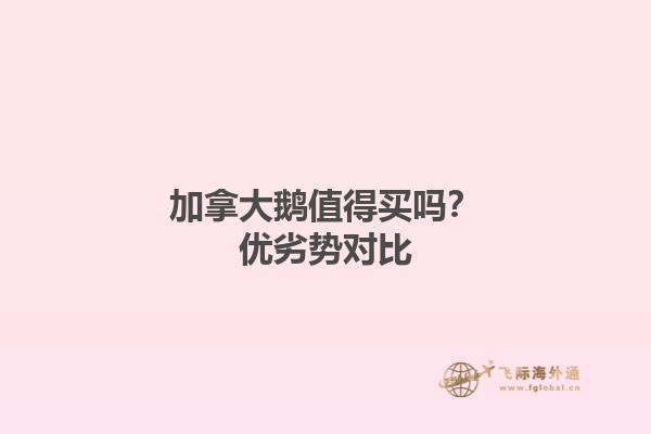 加拿大鵝值得買嗎？?jī)?yōu)劣勢(shì)對(duì)比