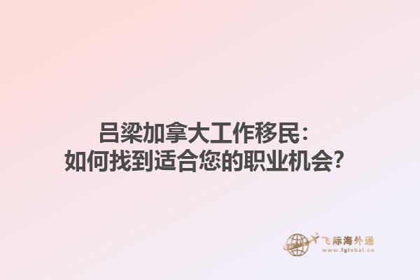 呂梁加拿大工作移民：如何找到適合您的職業(yè)機(jī)會？