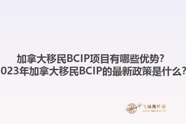 加拿大移民BCIP項(xiàng)目有哪些優(yōu)勢(shì)？2023年加拿大移民BCIP的最新政策是什么？