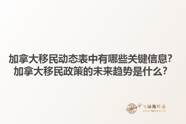 加拿大移民動態(tài)表中有哪些關鍵信息？加拿大移民政策的未來趨勢是什么？1.jpg
