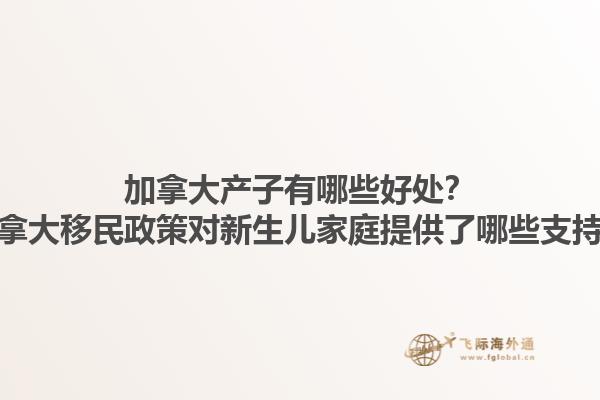 加拿大產(chǎn)子有哪些好處？加拿大移民政策對新生兒家庭提供了哪些支持？1.jpg
