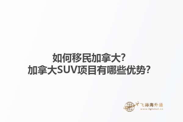 如何移民加拿大？加拿大SUV項目有哪些優(yōu)勢？