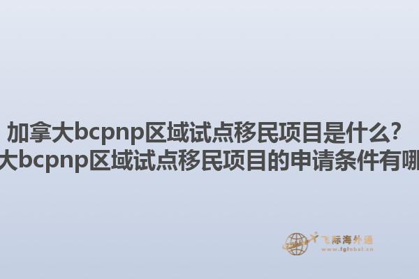 加拿大bcpnp區(qū)域試點(diǎn)移民項(xiàng)目是什么？加拿大bcpnp區(qū)域試點(diǎn)移民項(xiàng)目的申請(qǐng)條件有哪些？1.jpg