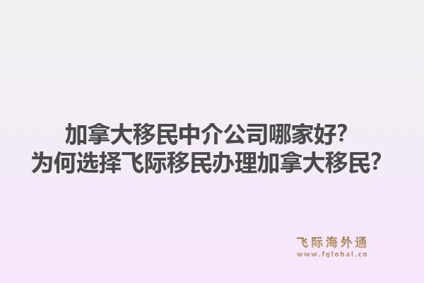 加拿大移民中介公司哪家好？為何選擇飛際移民辦理加拿大移民？1.jpg